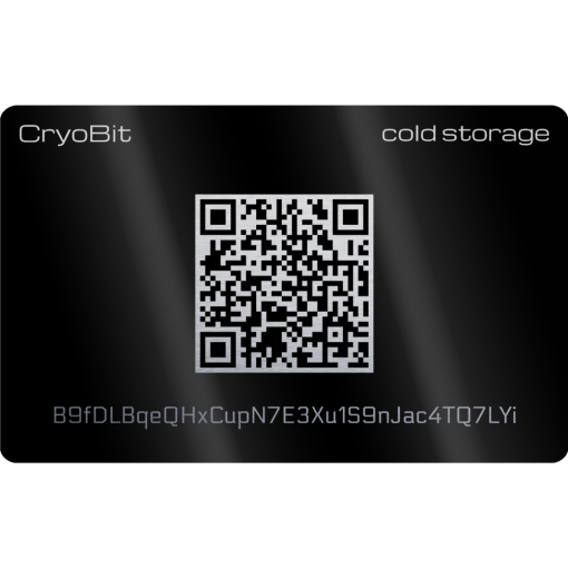 bitcoin cold storage card